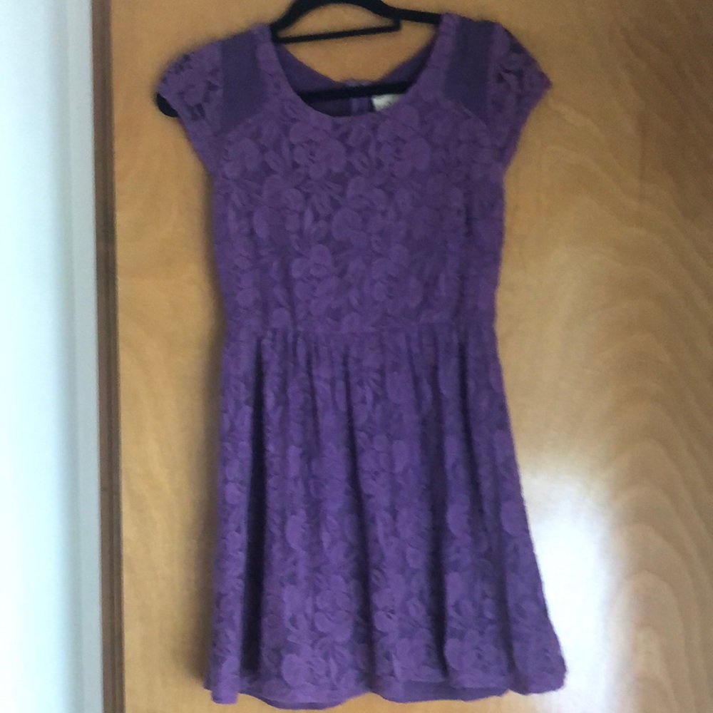 Purple Lace Dress